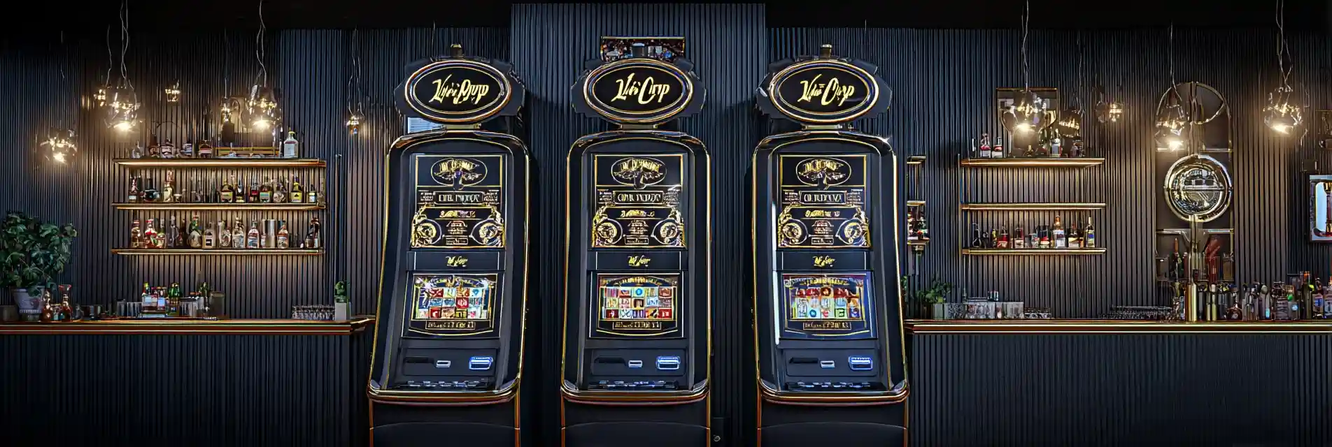 slot machine stand ideas